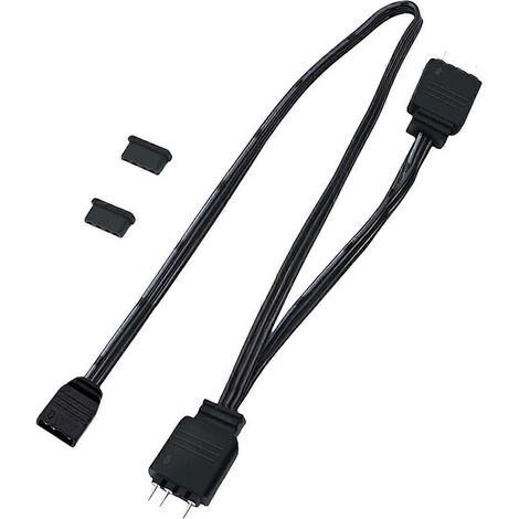 Câble répartiteur d'extension ARGB 5V 3 broches (câble adaptateur ARGB 5V 1 femelle vers 2 mâles 3 broches) pour la synchronisation ARGB de l'ordinateur. (1/5)