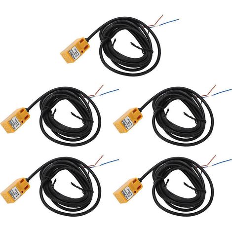 Stück induktive Näherungsschalter NPN IP65 ABS-Gehäuse Hochfrequenz-Näherungssensorschalter DC10‐30V