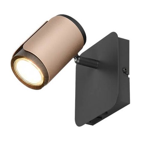 Trio Gillan Spot lumineux noir compact 12 cm (1/3)