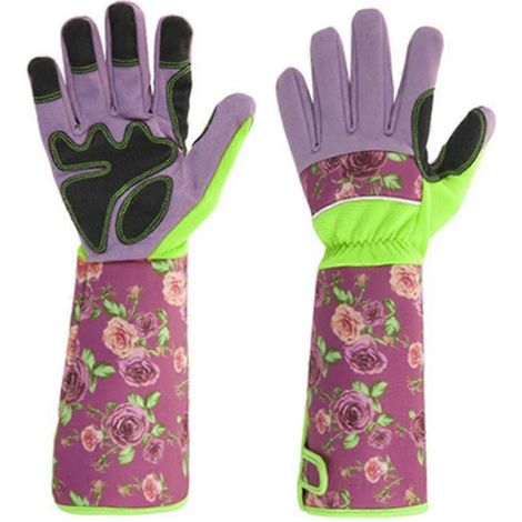 Gants de jardinage à manches longues, résistants aux épines et aux perforations, avec protection extra-longue de l'avant-bras. (1/5)