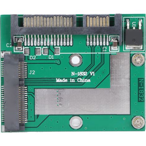 2,5-Zoll-mSATA-zu-SATA-6-Gbit/s-Konverterkarte für Windows, Linux und Mac OS
