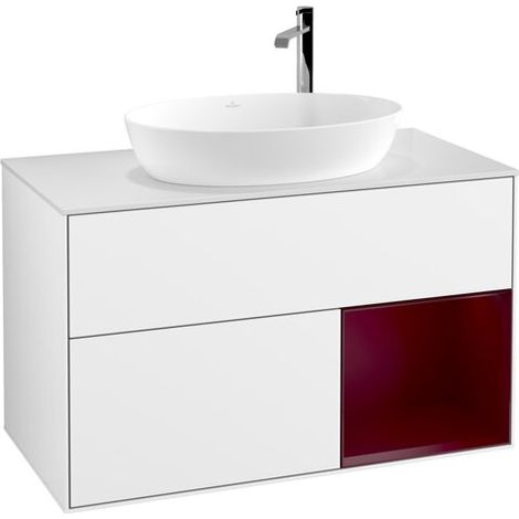 Villeroy & Boch F901HBGF Meuble sous-lavabo Finion F90 (1/2)