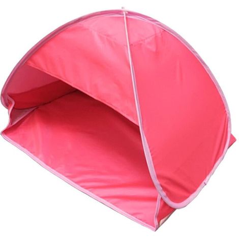 Automatisches Pop-Up-Strandzelt mit Sonnenschutz, sofortiger UV-Schutz, einfach aufzubauendes Sonnensegel, leichtes und wasserdichtes Kopfstützenzelt für Camping