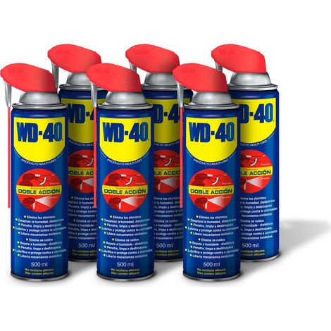 FPLUS aceite wd-40 spray 500ml. , El spray de los 2.000 usos. El cabezal Doble Acción permite una aplicación amplia o precisa del producto, garantizando que nunca se perderá la cán (1/2)