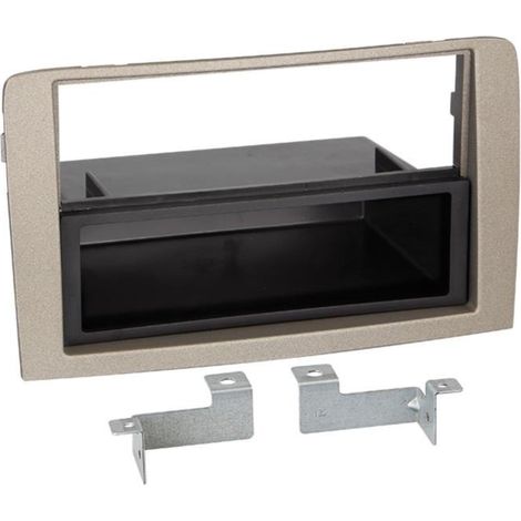 Support autoradio compatible avec Lancia Musa - Anthracite beige