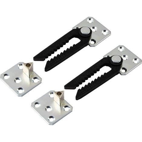 Connecteur invisible de Meuble 2 Pièces Support de Montage pour Accrocher en Metal Galvanis Fixation et Attache de Canapé Rembourré, de Lité Fixation Rapide Lits et Tables (1/4)