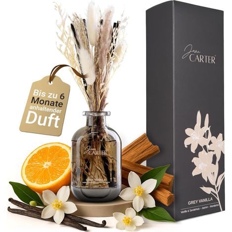 Diffusore Profumo Bastoncini Aromatici Estetico 150 ml Grigio (1/5)