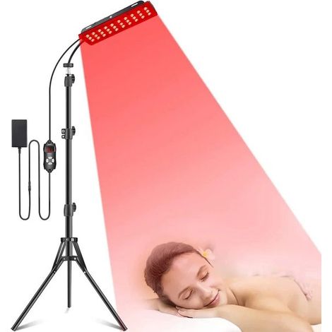 Lámpara infrarroja - Luz muscular infrarroja - Panel calefactor infrarrojo - Negro
