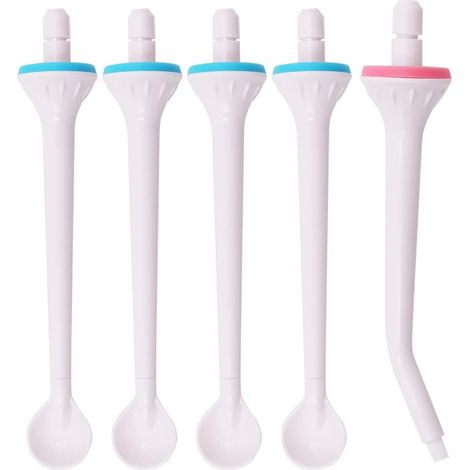 Lot de 5 embouts pour hydropulseur sans fil compatibles avec les chasses d'eau (1/5)