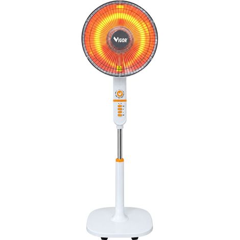 Chauffage d'appoint sur pied Électrique 1000W Oscillant Hauteur réglable Minuterie 1h VIGOR (1/4)