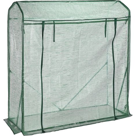 Invernadero de jardín alto de plástico 200 x 120 x 200 cm, estable e ideal para tomates de PE translúcido 130011980 (1/5)
