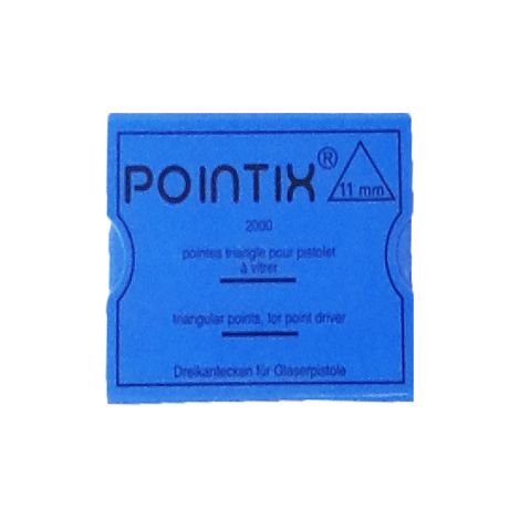 Boite 2000 Pointe A Vitrer Triangle - L'outil Parfait