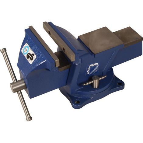 Morsa da banco girevole 150 mm in ghisa incudine Holzmann wbs150n
