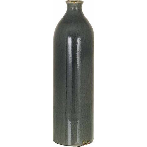 Garda Glazed Gisela Vase - Ceramic - L17 x W17 x H57 cm - Grey