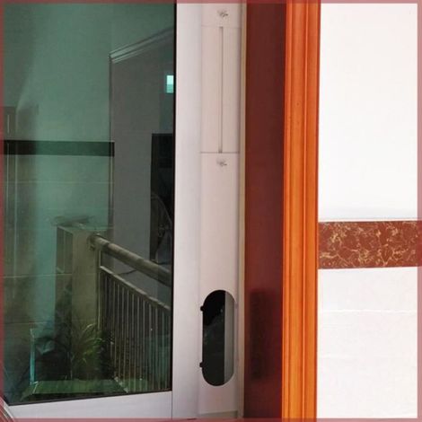sjlerst Plaque d'étanchéité ajustable pour fenêtre universelle pour climatiseur mobile (1/4)