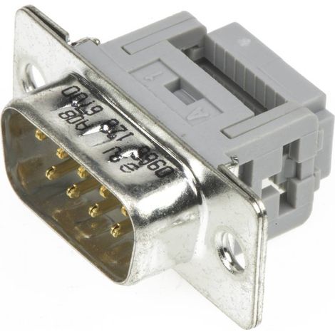 Embase SUB-D mâle 9 pôles HARTING 09661286700 180 ° autodénudant 1 pc(s) (1/3)