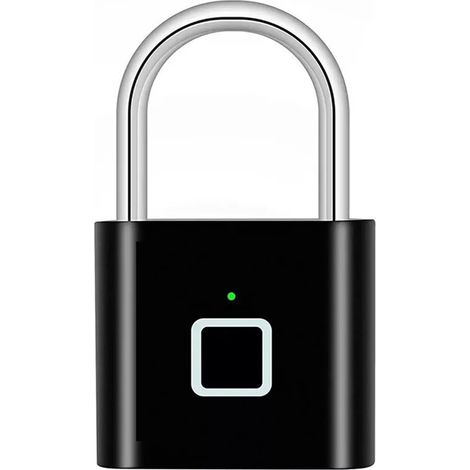 Cadenas intelligent à empreinte digitale, cadenas rechargeable à empreinte digitale étanche IP67, déverrouillage par empreinte digitale pour valise, casier de salle de sport [GKS]