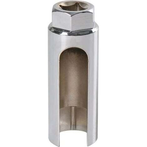 21mm Douille pour Sonde Lambda, Universel Douilles Sondes Lambda Clé à Douille de Retrait de Capteur de Voiture Outil de Douilles Sondes Lambda Outil d'Installation Spécial pour la Réparation