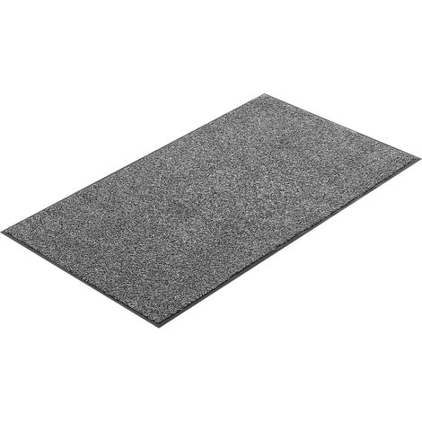 Tapis de sol d'entrée 1524 x 914 mm, moquette industrielle antidérapante avec support en PVC, lavable et résistante pour intérieur et extérieur, idéale pour couloir, cuisine, balcon ou garage, gris. (1/5)