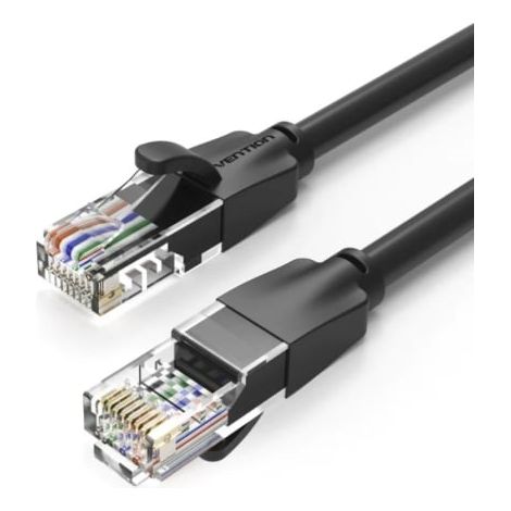 Cable de Red RJ45 UTP Vention IBEBY Cat.6/ 30cm/ Negro