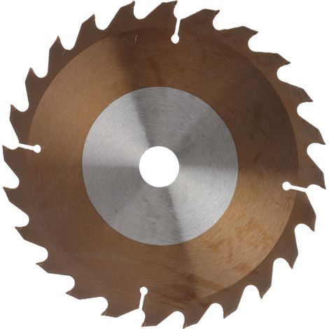 Disque de coupe en carbure de tungstène 24 dents, 210 mm, pour bois, alésage 25,4 mm (1/5)