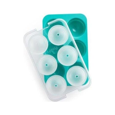 Lekue Piatto per ghiaccio XL trasparente 6 sfere 5 cm