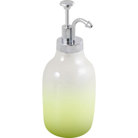 Seifenspender 300 ml AWD Innenraum Fiore 1377 weiß perlmuttgrün Keramik (1/4)
