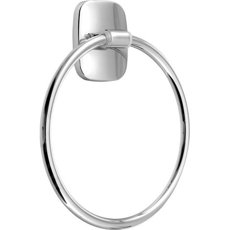 Porte-serviettes rond RUMBA, chromé (1/2)