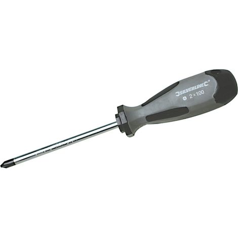 DRAPER 48932 No.2 x 100mm Cross Slot Screwdriver with Soft Grip Handles (1/2)