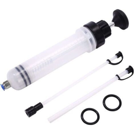 Seringue a Huile,huile Aspiration Seringue-200CC Pompe de Transfert,Pompe D'aspiration D'huile, Huile pour Engrenages Et Extracteur De Liquide De Frein et d'antigel-Outil de Transfert (1/4)