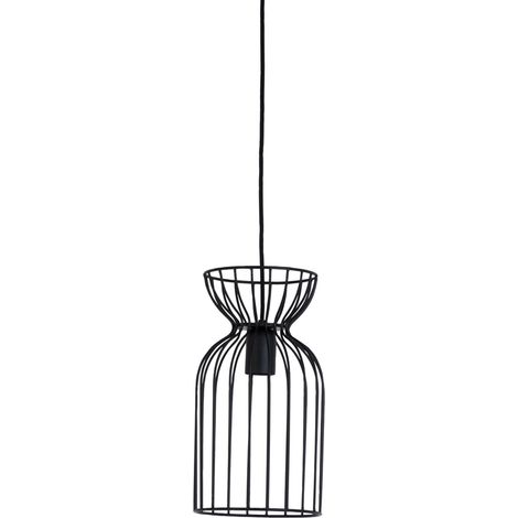 Light & Living - lampada a sospensione - Lazar - nero - metallo -