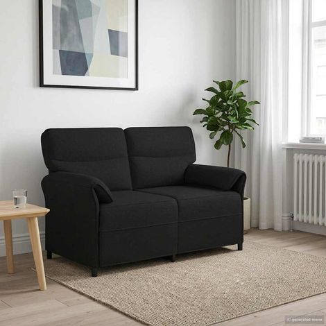 Canapé contemporain en polyester avec cadre en métal, assise en mousse et accoudoirs pliables - PANGIVO (1/5)