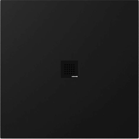 Polysan Tre - Plato de ducha Neca de 100x100 cm, negro mate. 84301.21 (1/5)
