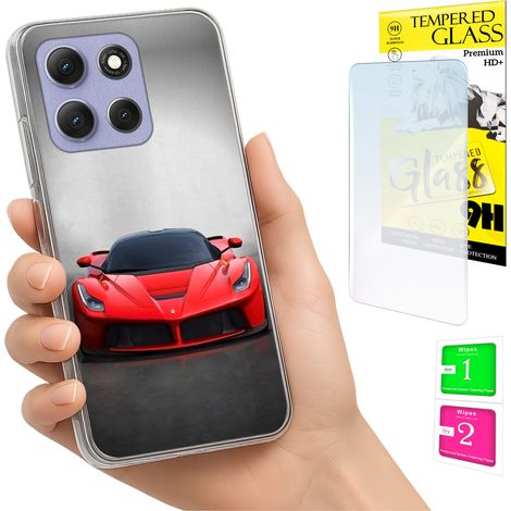 Funda para Motorola Moto G86 Power, carcasa trasera con foto y cristal 9H. (1/5)