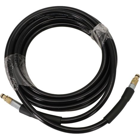 Tuyau de rechange pour nettoyeur haute pression 2,643-585.0 pour Karcher K2-K7 Series, raccord rapide en laiton et caoutchouc, 180 bar 2610 psi, 60 °C maximum, longueur 10 m, compatible avec mode (5 m
