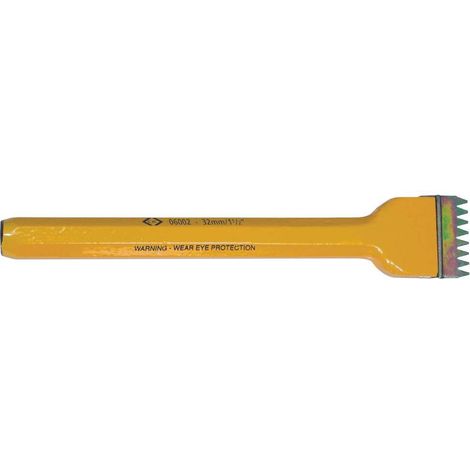 C.K. scalpello dentato in acciaio 38 mm alta qualità