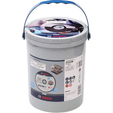 100 Dischi da taglio PRO Inox e metallo ø125x1,6mm - BOSCH - 2608626114 (1/4)