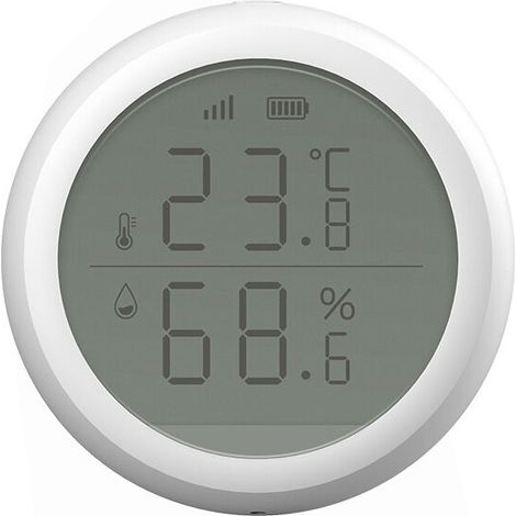 Capteur de température sans Fil Tuya WiFi, Thermomètre hygromètre Intelligente pour Maison, Capteur D'humidité de la Température sans Fil, Système de scène domotique (1/5)