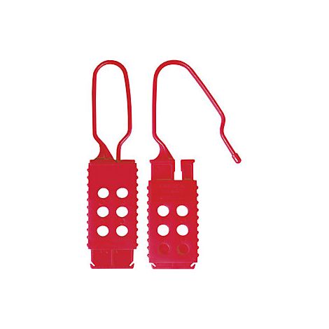 Masterlock Staffa di bloccaggio plastica conf da 12 pz (1/3)