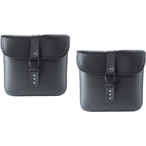 Wasserdichte Motorrad-Seitentaschen, 1 Paar, abriebfest, PU-Leder, Motorrad-Satteltaschen, robuste Werkzeugtaschen (1/5)