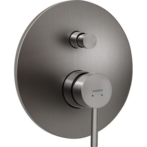 Miscelatore doccia a incasso Ciriculus 2F, colore canna di fucile. (1/2)