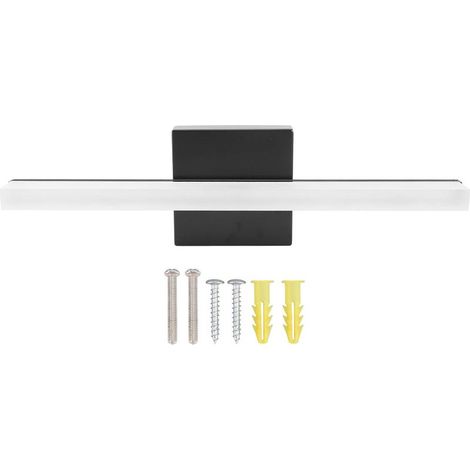 Plafonnier LED de Barre de Lumière de Vanité Moderne 40 cm Lumière Blanche 6000K Installation Murale pour Salle de Bain et Chambre, Matériel en Fer et Acrylique (1/5)