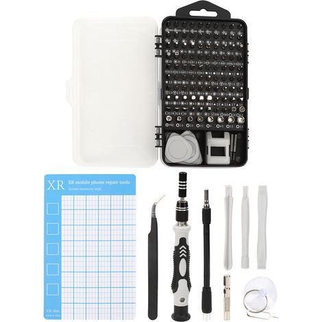 Jeu de Tournevis de précision, Jeu de Tournevis 119 en 1 Kit d'embouts de Tournevis CRV pour réparation de téléphone Portable Démontage d'ordinateur (1/5)
