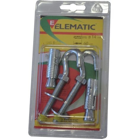 Elematic Blister Tassello Efpm G M 8 Gancio 2 Pz - 8 Cf (1/2)