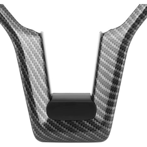 Habillage de volant style fibre de carbone pour Mercedes Classe C E CLA, compatible AMG Type 0994640013. (1/5)