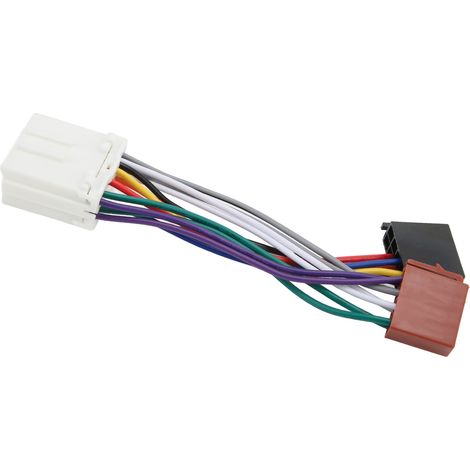 Faisceau de câblage radio ISO en plastique, adaptateur flexible pour lecteur CD, remplacement pour MITSUBISHI Lancer et Pajero. (1/5)