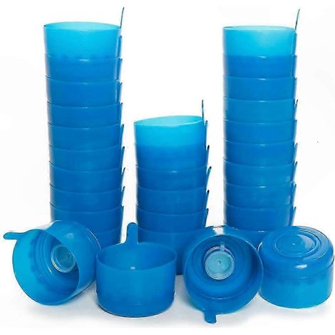 Lot de 30 bouchons étanches, adaptés aux bouilloires distributeurs d'eau et aux bouteilles d'eau. (1/5)