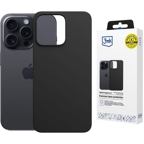 Apple iPhone 16 Pro - 3mk Hardy MagSilicone Graphite (1/5)