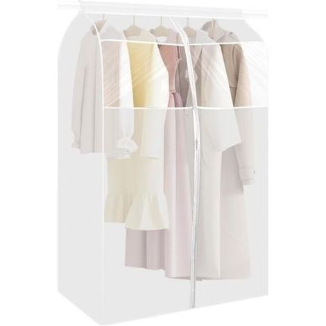 Lntyq Cover of Storage Wardrobe cover of Rod to Clothes in PEVA 30x60x90cm Cover Protection Cover Storage Anti-Dust Cover of Clothes with Zippers illuminate for Clothes,Costume (1/5)