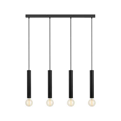Markslojd SENCILLO Suspension Plafond Bar 4 Lumières Noir (1/3)